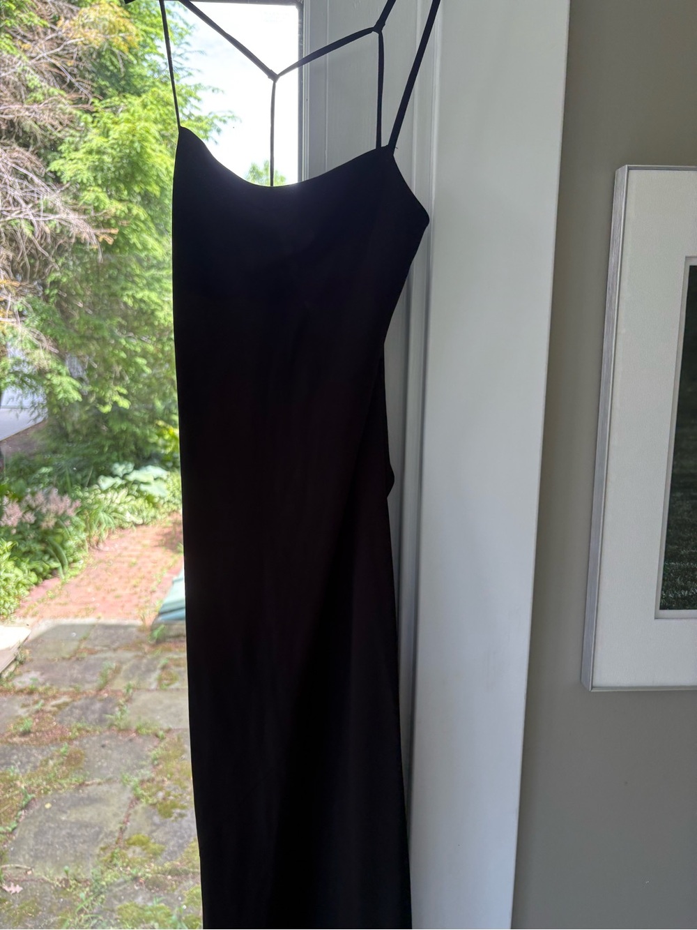 COS classic  Black Slip Dress with Spaghetti Straps